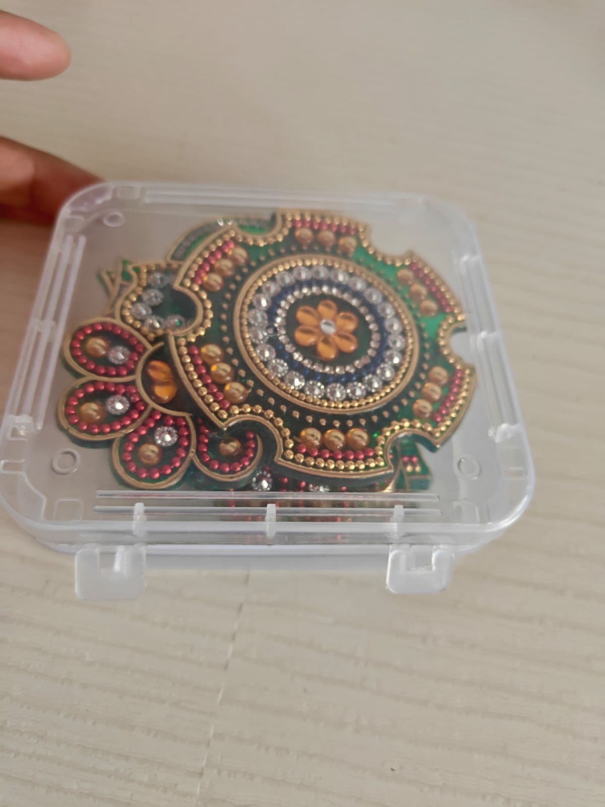 Auspicious Durga Rangoli Floral Betel Leves Rangoli Set