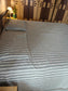 Organic Earthy Grey Duck Cotton King Size Bedcover with 2 Pillow Covers