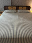 Organic Earthy Grey Duck Cotton King Size Bedcover with 2 Pillow Covers