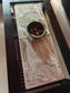 Stylish Laser Marble finish Rose Gold DINING TABLE RUNNER (Size 13 x 36 Inches)