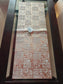 Stylish Beautiful LASER CUT METALLIC DINING TABLE RUNNER (Size 13 x 36 Inches) Rose Gold