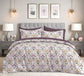 Premium Opulence Cotton Multicolour Floral Bedsheet 108 inches x 108 inches
