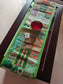 Buy Vintage Green Ethnic Embroidered Cotton Table Runner (14 x 60 inches)