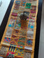 Khambhadiya Festive Rectangular Yellow Cotton Table Runner ( 16 x 72 inches)