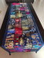 Big Royal Blue Hand Embroidered Khambhadiya Patchwork Multicolor Cotton Table Runner 16 x 72 inches