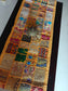 Khambhadiya Festive Rectangular Yellow Cotton Table Runner ( 16 x 72 inches)