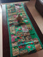 Khambhadiya Festive Rectangular Green Cotton Table Runner ( 16 x 72 inches)