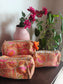 Pouches Travel Companion Hand Block Printed Cotton Quilted Floral Toiletry Bag 3 Piece Combo Set Waterproof Travel Kit