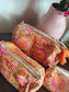Pouches Travel Companion Hand Block Printed Cotton Quilted Floral Toiletry Bag 3 Piece Combo Set Waterproof Travel Kit