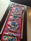 Pure Dupioni Classic Silk Table Runner Floral Motif (L-72in, W-12in) In India