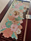 Symphony of Colours Floral White Based Beads Table Runner