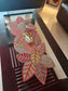 Buy Online Sajja Dancing leaves Multi Coloured Beaded Table Runner