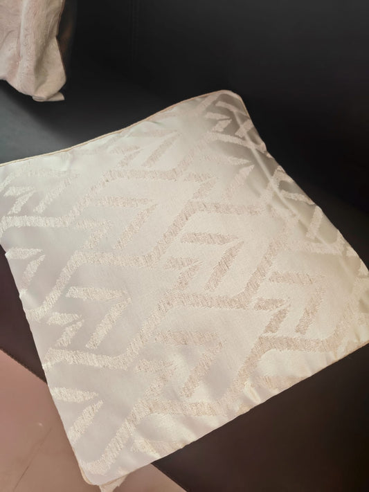 Contemporay Weaved Standard Size Cushion Cover (16×16 inch) Cotton - Set of 5 pieces