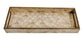 Cream Gold Decorative MDF Tray | Stylish Serving & Home Décor Tray