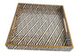 White Grey Marble Inlay Print Decorative Sqaure MDF Tray | Stylish Serving & Home Décor Tray
