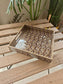 Brown Marble Inlay Print Decorative MDF Tray | Stylish Serving & Home Décor Tray