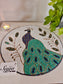 Beaded Peacock Round Table Mat | Decorative Table Mat by Sajja