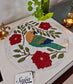 Bright Multicolour Parrot Floral Beads Table Mat Placemat