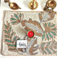 Elegant Ivory eaves Beaded Pearls Table Placemat