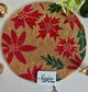 White Gold Red Silver Hearts Multicolour Beads Round Mat Table Placemat