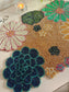 Floral Bloom Beads Table Placemat