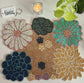 Floral Bloom Beads Table Placemat
