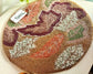 Stylish Multicolour Leaves Table Round Beads Placemat