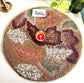 Stylish Multicolour Leaves Table Round Beads Placemat