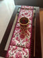 Stylish French Floristry Beige Purple Pink Wine Hues Silk Table runner (12 x 72 inches)