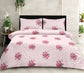 Premium Percale Cotton Pink Floral 108 inches x 108 inches King Bedsheet