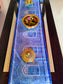 Contemporary meets vintage Jharoka Royal Blue Velvet Table runner  12 x 72 inches