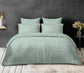 Buy Online Designer Teal Green Twill Cotton King Bedsheet 108 x 108 inches