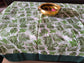 Green Cotton Dining Table Cotton Table Cloth -4 Seater Table Cover 54 IN x 78 IN