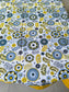 Buy Blue Yellow Floral Cotton Table Cloth -4 Seater Table Cover 54 IN x 78 IN