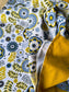 Buy Blue Yellow Floral Cotton Table Cloth -4 Seater Table Cover 54 IN x 78 IN