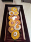 Sunflower Chrome Yellow Floral Handwork Beaded Table Runner Decor For Dining Table Centre table Console Coffee Table