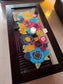 Designer Burst Of Colours  Multicolour Handwoven Beads Table Runner