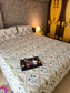 Buy Mughal Jaal South Cotton Hand block Double Bedsheet King 9 feet x 9 feet