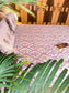 Buy Mughal Floral South Cotton Hand block Pink Purple Double Bedsheet King 9 feet x 9 feet