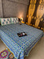 COTTON BEDSHEET, HAND Block Print Bedsheet with 2 Pillow Cover King Bedsheet