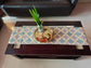 Multicoloured Contemporary Mandala Silk Table Runner (L-48in, W-12in)