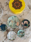 Heritage Charm: Peacock Jharoka Magnet Collection - Set of 5 Magnets in Mandala box