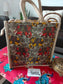 Buy Kalamkari Hatti Abstract Silk Jute Gifting Bag | Handcrafted Lunch Bags