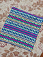 Hand Woven Multicoloured  Small Cushion Cover 12 x 12 inches 1 piece