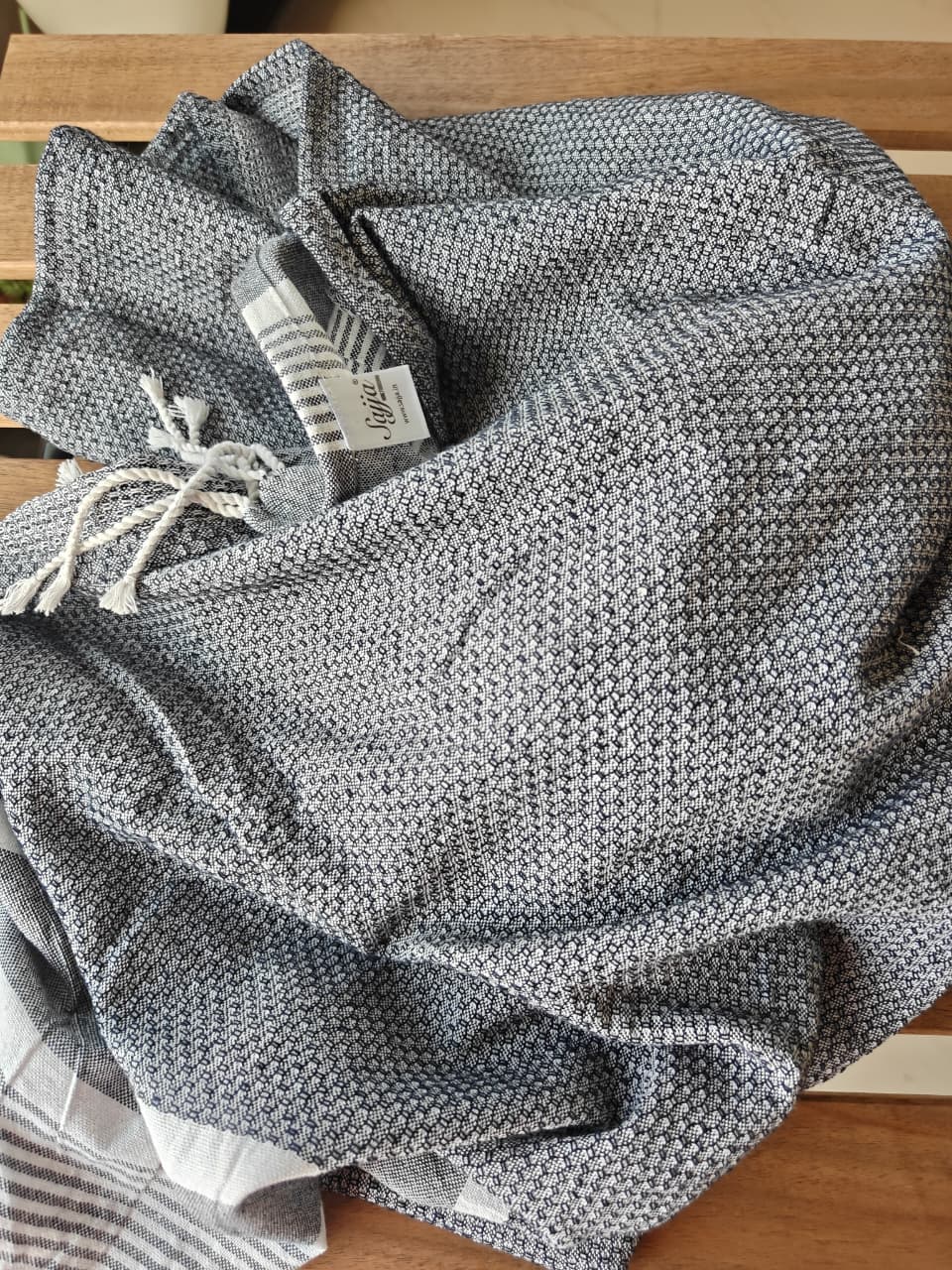 Super Absorbent Organic Cotton Beach Bath Towel Grey XL For Men