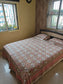Buy Vintage Traditional Hand block Pure Cotton Double Bedsheet Queen Smaller King