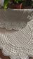 Velvet Ivory Patta Floral Hand Quilted Round Cotton Table Fabric Placemat Pair