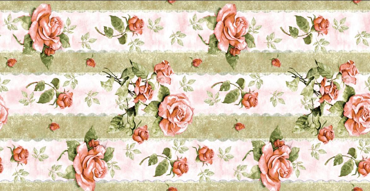 Sajja Enchanting English Rose Elegant Silk Table Runner (12 x 72 inches)