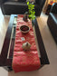 Real Banarasi Brocade Raw Dupion Silk Red Bandhej Table Runner | Luxury Table Décor by Sajja