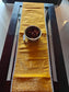 Real Banarasi Brocade Raw Dupion Silk Yellow Bandhej Table Runner | Luxury Table Décor by Sajja